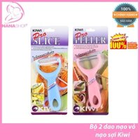 [Chính hãng có bảo đảm] Set 2 dao bào sợi + nạo vỏ chính hãng Kiwi Thái Lan