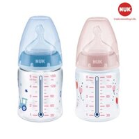 [Chính hãng có tem] Bình Sữa Báo Nóng NUK Nhựa PP (150ML - 250ML)