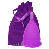 [CHÍNH HÃNG] Cốc Nguyệt San Y Tế CupLee (Tím) - LB Nga tặng hộp tiệt trùng và bột tiệt trùng