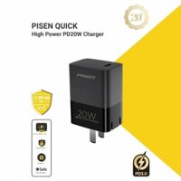 [chính hãng] Cốc sạc nhanh 20w chân gấp 90 độ PISEN QUICK - High Power PD20W