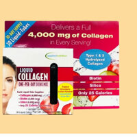 [CHÍNH HÃNG] Collagen dạng nước Liquid Collagen của Mỹ - Hộp 30 ống