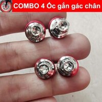 [CHÍNH HÃNG] COMBO 4 Ốc 8li25 Salaya gắn gác chân sau xe máy Tặng l.đền đỏ (Ốc Salaya 8li25 INOX 304)