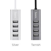 (CHÍNH HÃNG) COMBO 5 Hub USB Hoco HB1 - Chia 4 cổng usb tiện lợi (Tặng dây quấn sạc)