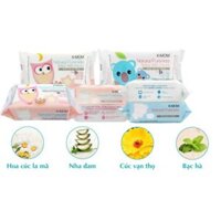 [CHÍNH HÃNG] Combo 6 bịch khăn ướt cao cấp K-MOM Hàn Quốc (100c)