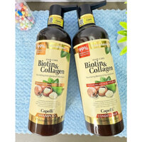 [Chính Hãng] Combo dầu gội - xả Macadamia Nut Biotin&Collagen Capelli
