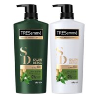 Chính hãng COMBO dầu gội, xả Tresemme Salon Detox 650ml (hàng công ty)