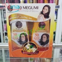 Chính hãng COMBO DẦU GỘI XẢ MEGUMI SUÔN MỀM ẨM MƯỢT TÓC 400MLX2 SMOOTH AND MOIST SHAMPOO & CONDITIONER