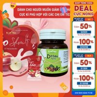 [chính hãng] Combo GIẢM CÂN KẸO TÁO VÀ DETOX NOW -  giảm câm cấp tốc-giảm 5kg-7kg