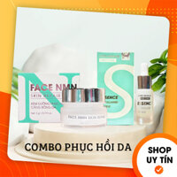 [Chính Hãng] Combo Kem Face Phục Hồi và Serum Tinh Chất Collagen Peptide Eros Skinlab