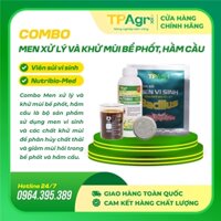 [CHÍNH HÃNG] Combo Men xử lý và khử mùi bể phốt, hầm cầu TPAGRI