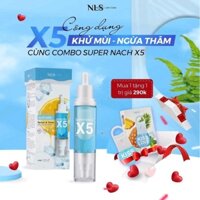 (Chính hãng) Combo Super Nách X5 2IN1 Serum Nach, Toner Nach, Xịt miệng Kiss Love NLS.