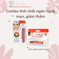 [Chính hãng - COMBO Tinh Chất] VP MADER + VIN 21 ZINC kẽm Giảm Mụn Giảm Thâm TIẾT KIỆM HIỆU QUẢ