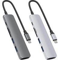 CHINH HANG Cổng chuyển đổi HyperDrive Bar 6-in-1 USB-C Hub HD22E - Hàng chính hãng