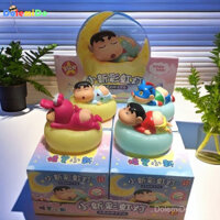 Chính hãng Crayon Shin-chan, đèn ngủ, đèn cầu vồng, hộp sáng tạo, đèn ngủ để bàn, quà tặng đồ chơi trẻ em