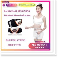 Chính Hãng - Đai Massage Rung Nóng Giảm Mỡ Bụng Và Toàn Thân Hiệu Quả - Bảo Hành 6 Tháng