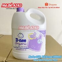 [Chính Hãng Đại Thịnh] Nước giặt xả Dnee, D-nee Thái Lan Can 3000ml Màu Tím