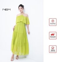 [Chính hãng ] Đầm maxi trễ vai nữ thiết kế NEM Fashion 00742 giá tốt