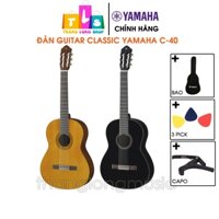 CHÍNH HÃNG Đàn guitar classic yamaha C40 tặng kèm phụ kiện - ẢNH THẬT CHỤP TẠI SHOP