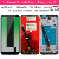 Chính Hãng Dành Cho HUAWEI Nova 2i / Mate 10 Lite / Honor 7X Màn Hình Cảm Ứng LCD Thay Thế Có Khung