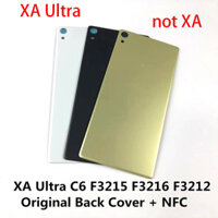 Chính Hãng Dành Cho SONY XPERIA XA Ultra C6 F3215 F3212 Vỏ Pin Mặt Sau Nắp Cửa Phía Sau Bảng Điều Khiển Khung Xe + Adhsive + NFC