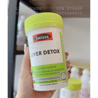 (CHÍNH HÃNG date 2026) VIÊN UỐNG THẢI ĐỘC GAN LIVER DETOX SWISSE LỌ Lớn 200 viên
