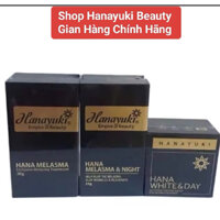 (Chính hãng-Date 2027) Bộ ba giảm nám Hanayuki-Kem ngày, Serum nám, Kem nám đêm