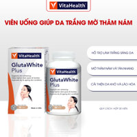 [CHÍNH HÃNG - Date 2027] Viên Uống VITAHEALTH Gluta White Plus Giúp Da Trắng Sáng, Mờ Thâm Nám