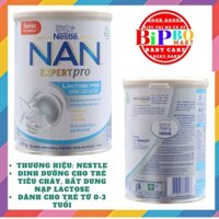 (chính hãng date mới) Sữa NAN EXPERT Pro Lactose Free 400G (trẻ từ 0-3 tuổi)