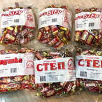 [CHÍNH HÃNG -Date moi]Kẹo socola STEP ĐỎ caramen đậu phộng Nga