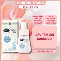 CHÍNH HÃNG | Dầu gội đầu và dầu tắm giảm gầu và nấm RUDONDO NEW 120ml (Mẫu mới)  - Bác Sĩ Phương Trang