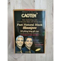 Chính hãng DẦU gội nhuộm ĐEN TÓC CAOTEN (HỘP 10 GÓI)