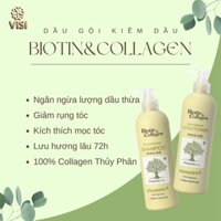 (Chính Hãng) DẦU GỘI XẢ CHO TÓC DẦU BIOTIN - BIOTIN COLLAGEN OIL CONTROL