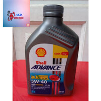 (chính hãng) Dầu Nhớt xe ga 100% tổng hợp Shell Advance Ultra 5w40 Scooter 800ml