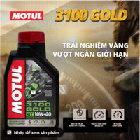 [CHÍNH HÃNG] Dầu nhớt xe số MOTUL 3100 GOLD 4T 10W40 1L 800ML