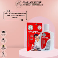 [CHÍNH HÃNG] Dầu Nóng Xoa Bóp Antiphlamine Hàn Quốc 100ml ( hàng chính hãng)