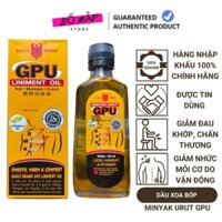 Chính hãng Dầu Nóng Xoa Bóp GPU MINYAK URUT Indonesia 60ml