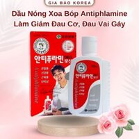 (CHÍNH HÃNG) Dầu Nóng Xoa Bóp Antiphlamine Hàn Quốc Hộp 100ml, Làm Giảm Đau Cơ, Đau Vai Gáy