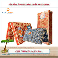 [CHÍNH HÃNG] Đệm bông ép Nano kháng khuẩn M2 Everhome - Thiết kế gấp 2 - Vải gấm chần bông êm ái - Bảo hành 5 năm