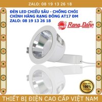 [Chính Hãng] Đèn âm trần Chống Chói Rạng Đông AT17 ĐM, ánh sáng ĐỔI MÀU chiếu sâu, mã AT17 ĐM, bảo hành 2 năm