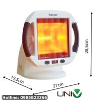 {Chính hãng} Đèn hồng ngoại trị liệu 300w Beurer IL50 hẹn giờ điều chỉnh góc quay, chữa đau nhức xương khớp, thần kinh