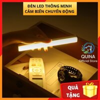 [Chính hãng] Đèn Led Cảm Biến Chuyển Động Thông Minh Dán Tường Gắn Hành Lang Tủ Quần Áo Phòng Ngủ QUINA QN014