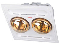 [CHÍNH HÃNG] Đèn sưởi nhà tắm 2 bóng âm trần Kohn BK03G (Công tắc)