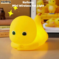 [Chính hãng] Đèn treo không dây Mini Nailong Đèn ngủ LED hoạt hình JS-0221 Silicone thay đổi màu Bảo vệ mắt Đèn đầu giường Đèn cảm biến ánh sáng ấm áp Đèn bàn dễ thương