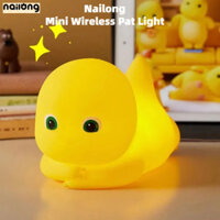 [Chính hãng] Đèn treo không dây Mini Nailong Đèn ngủ LED hoạt hình JS-0221 Silicone thay đổi màu Bảo vệ mắt Đèn đầu giường Đèn cảm biến ánh sáng ấm áp Đèn bàn dễ thương