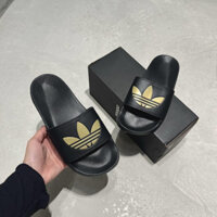 [CHÍNH HÃNG] Dép Adidas Adilette Originals Lite Black Gold