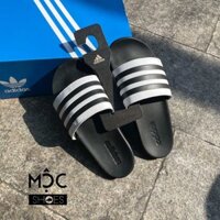 [Chính Hãng] Dép Adidas Cloudfoam Comfort - Trắng Sọc Đen