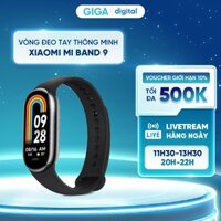 [CHÍNH HÃNG DGW] Vòng Đeo Tay Thông Minh Xiaomi Mi Band 9 - Đồng Hồ Có 150 Chế Độ Tập Luyện,  Theo Dõi Nhịp Tim 24h