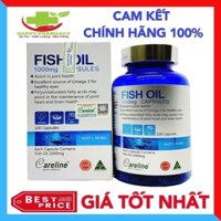 [Chính Hãng] DHA bầu Careline Fish Oil dầu cá hồi bổ sung omega hộp 100 viên