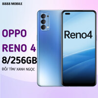 Chính Hãng Điện Thoại Oppo Reno 4 5G RAM 8GB/256GB - Đỏ Tím Xanh Ngọc, Thiết Kế Sang Trọng