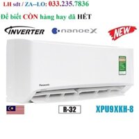 [Chính Hãng] Điều Hoà Panasonic Inverter Tiết Kiệm Điện 9000BTU XPU9XKH-8 Lắp đặt khu vực Hà Tĩnh